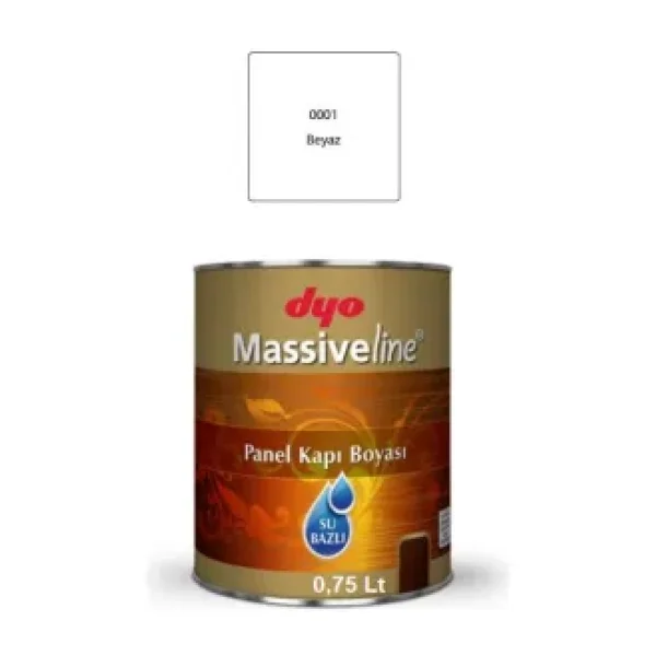 Dyo Massiveline Panel Kapı Boyası - 0.75 lt - 0001 Beyaz