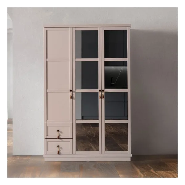 Edsy Home Doru 3 Kapaklı Dolap - Bej