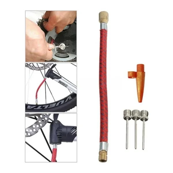 EveFix Pompa Iğne Başlık Seti Top Bisiklet Lastiği Şişirme Iğneleri