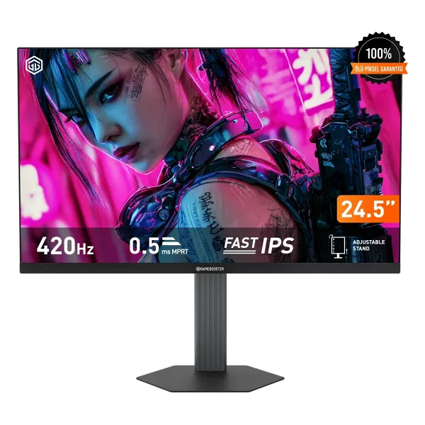 GameBooster Atlas EF42 GB-25A1H420FFSC 24.5" 0.5 ms Full HD Pivot IPS 420 Hz Oyuncu Monitörü