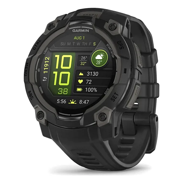 Garmin Instinct 3 45mm Amoled Siyah Akıllı Saat