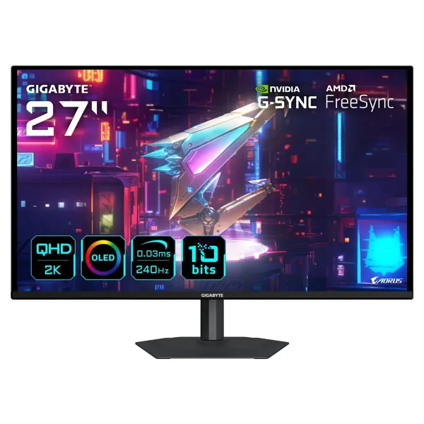 Gigabyte GO27Q24A 27" 0.03 ms 2K Pivot 240 Hz OLED Oyuncu Monitörü
