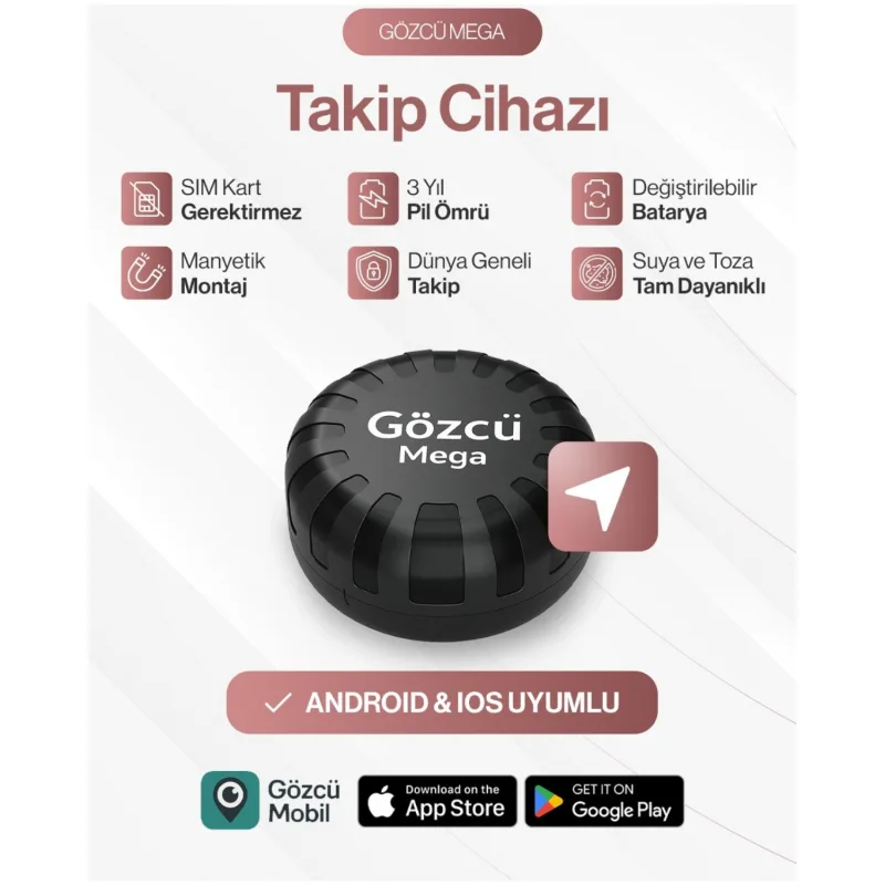 Gözcü Mobil Mega Akıllı Takip Cihazı