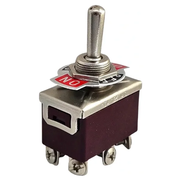IC-158 Toggle Switch On-Off-On 6P Ø12mm KN3C-203