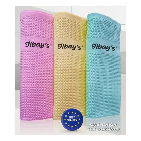 İlbay's Mikrofiber Temizlik Bezi 42x68 cm 3'lü
