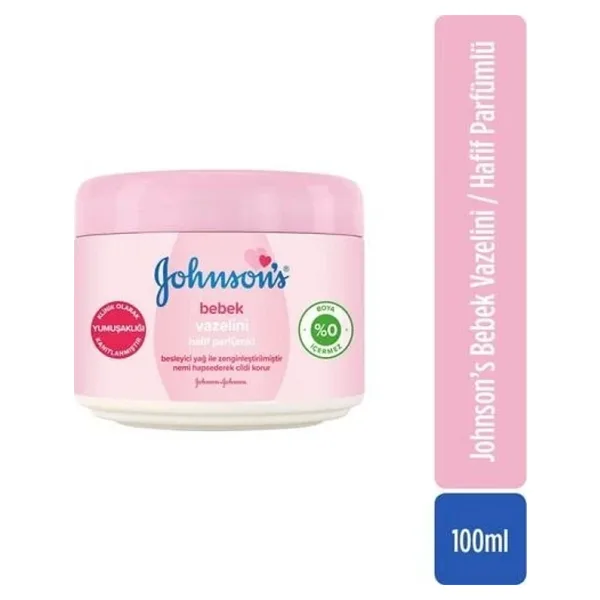 Johnsons Baby Hafif Parfümlü Bebek Vazelin 100 Ml 4 Adet