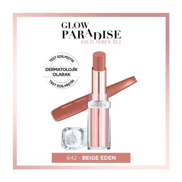 L'Oreal Paris Glow Paradise Işıltı Veren 642 Beige Eden Stick Ruj