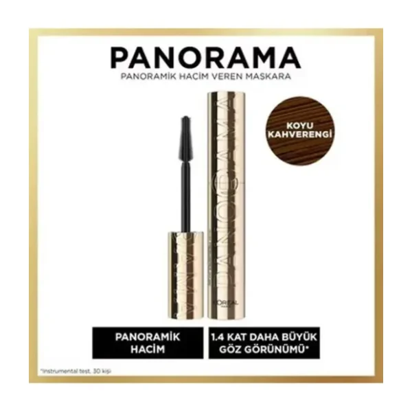 L'Oreal Paris Panorama Hacim Veren Kahverengi Maskara