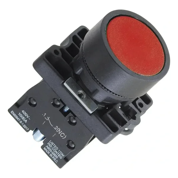 LAY5-EA42 22mm Buton Normalde Kapalı Kontak Kırmızı