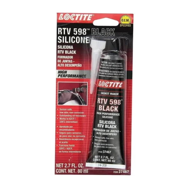 Loctite 598 80 ml RTV Isıya Dayanıklı Siyah Sıvı Conta