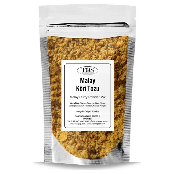 Malay Köri Tozu Karışımı 100 gr (1. Kalite)