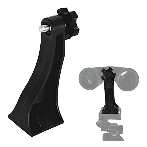 Microcase Dürbünü Tripoda Bağlamak için Dürbün ve Tripod Bağlantı Adaptörü - AL2515 SİYAH