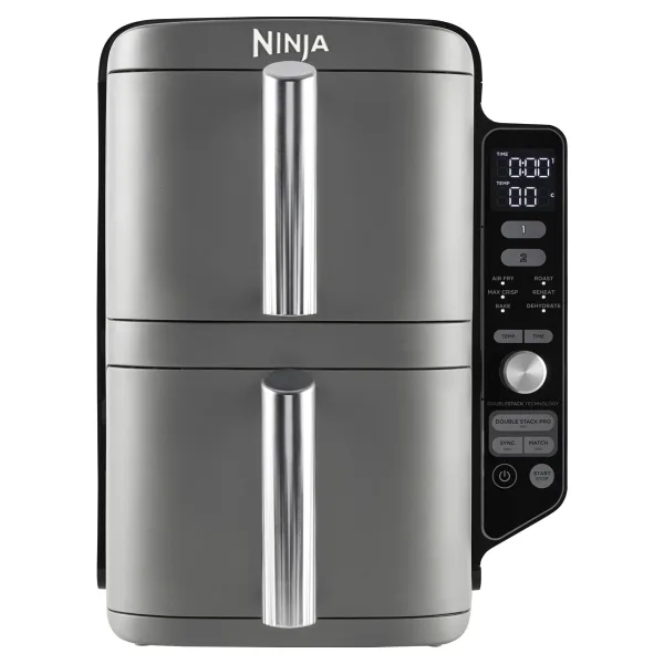 Ninja Double Stack XL 9.5 lt Çift Hazneli Yağsız Fritöz