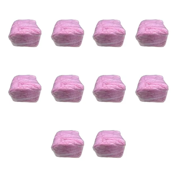 Omeyva Tek Kullanımlık İnce Galoş - Pembe - 400 Gr. - Ort. 500 Adetlik 10 Paket