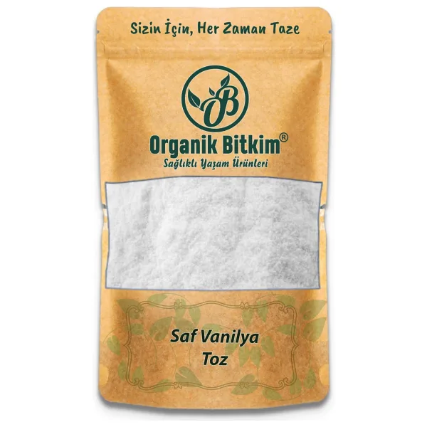 Organik Bitkim 400 gr Toz Saf Vanilya