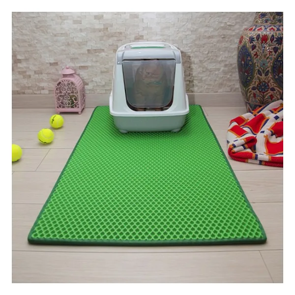 Paspas Car 60X110 cm Kedi Tuvalet Önü Paspası Yeşil