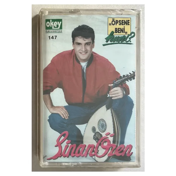 Plakevi İzmir Sinan Özen -Öpsene Beni Kaset (Jelatininde Sıfır Orjnal Dönem Baskı Kaset)