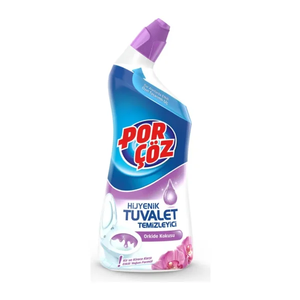 Porçöz Sıvı Tuvalet Temizleyici Orkide 750 ml 4 Adet