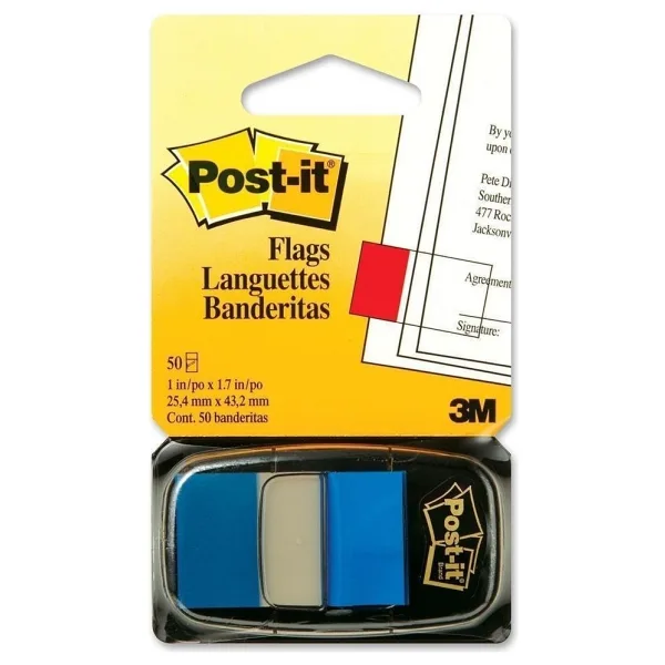 Post-it İndex 680 Yapışkanlı Sayfa İşaret Bandı Mavi