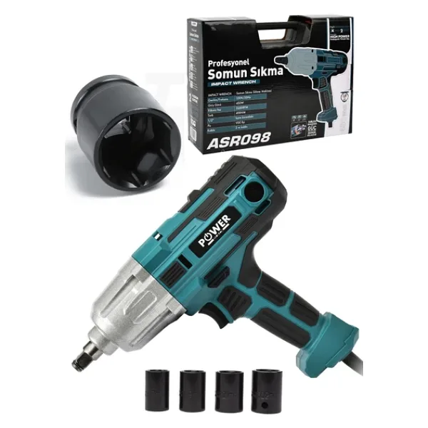 POWER BLACK Elektrikli Somun Sıkma Sökme Makinesi 450 w