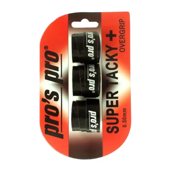 Pros Pro Super Tacky 3lü Overgrip Siyah