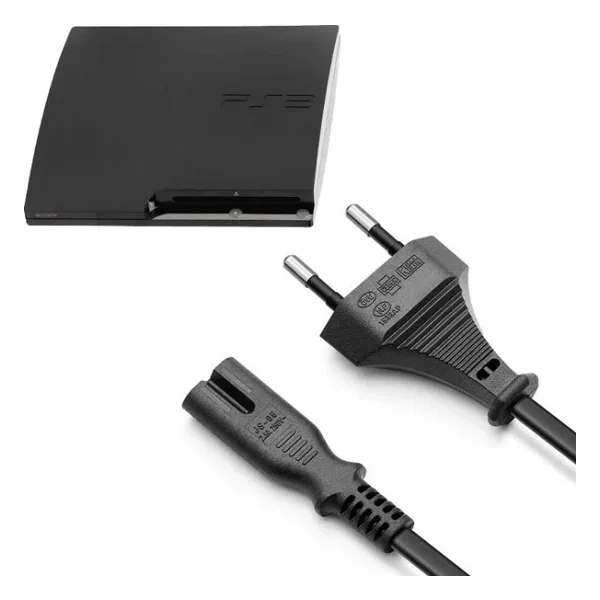 Ps3 Slim Guc Kablosu 1.5M Playstation 3 Slim Kasa Uyumlu Ps3 Kablo Yedek Parca