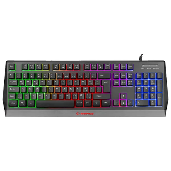 Rampage Style KB-R52 Kablolu Oyuncu Klavyesi