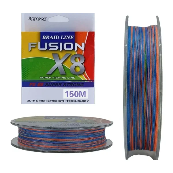 Remixon Fusion X8 150m Multicolor Renkli İp Misina