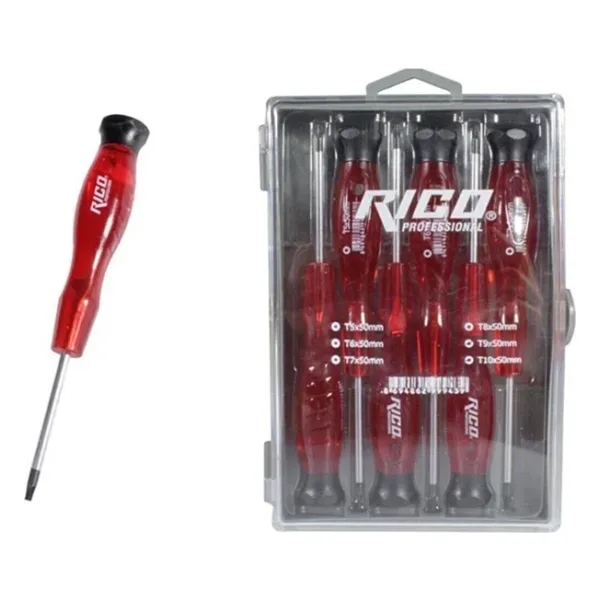 Rico 003-KK1971 6 Parça 50 mm Torx Klemens Tornavida Seti