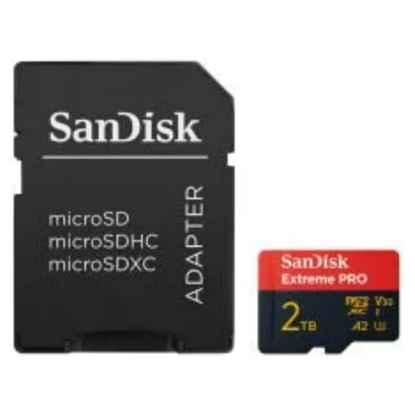 SanDisk Extreme Pro SDSQXCD-2T00-GN6MA UHS-I A2 V30 2 TB Micro SD Kart