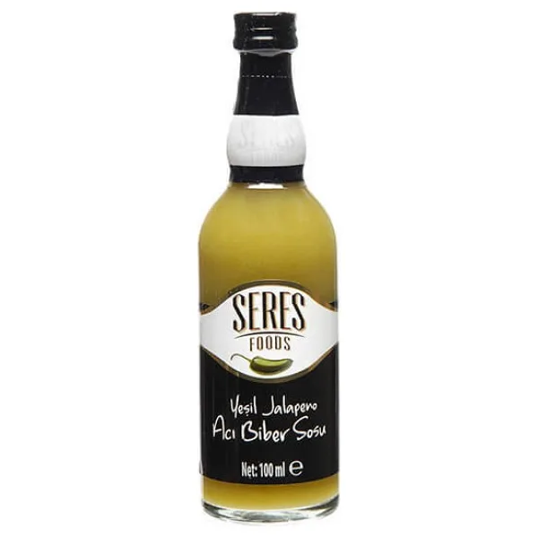 Seres Foods 100 ml Yeşil Jalapeno Acı Biber Sosu