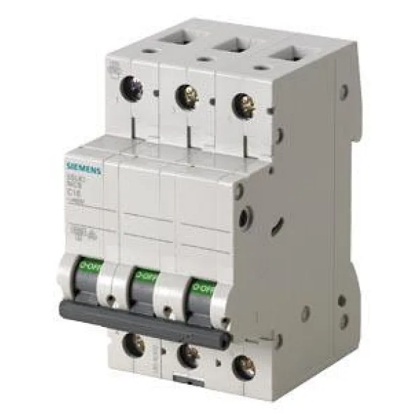 Siemens 5SL6363-7 63 A 6 kA 3 Fazlı C Tipi Otomatik Sigorta