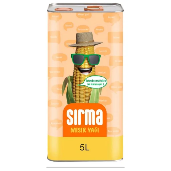 Sırma Mısır Yağı 5 lt Teneke