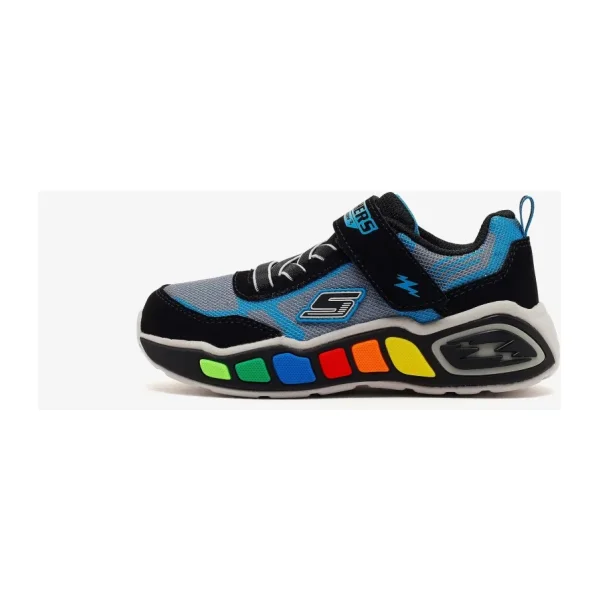 Skechers Play Scene Storm Brights 407606N BCBL Siyah Erkek Bebek Spor Ayakkabı