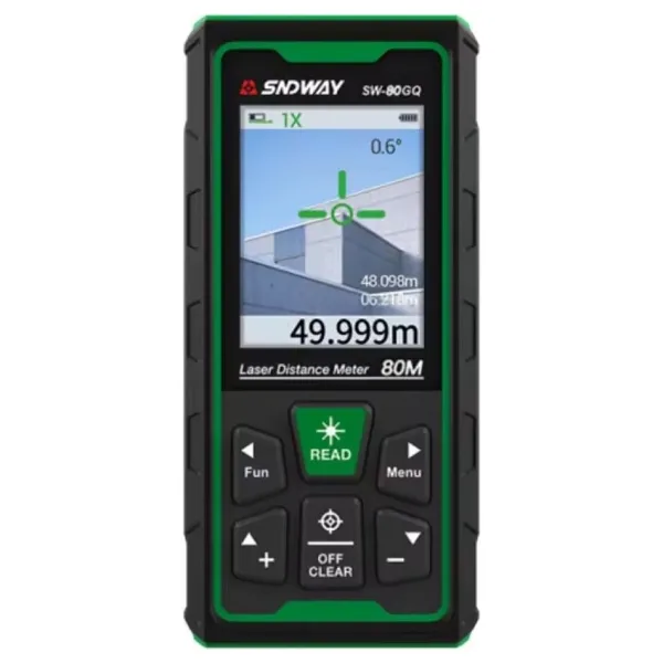 Sndway SW-80GQ Yeşil Lazerli 80 m Kameralı Lazer Metre