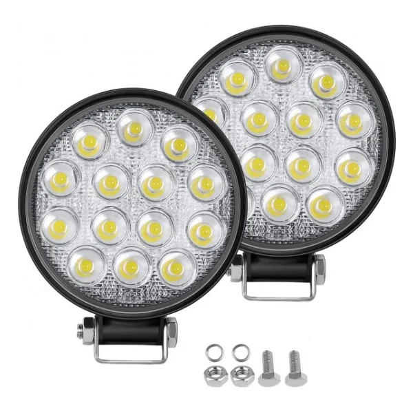Space Yuvarlak 14 Led Beyaz Sis Lambası / LASS316