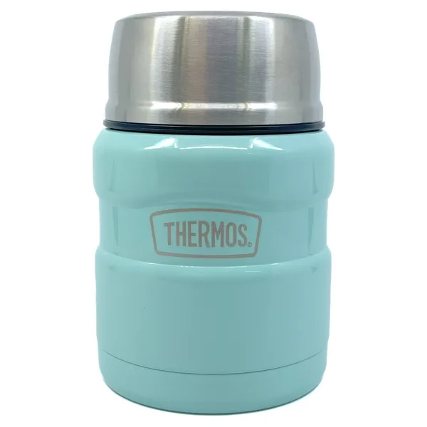 Thermos SK3002 Stainless King Kaşıklı Mavi 470 ml Yemek Termosu