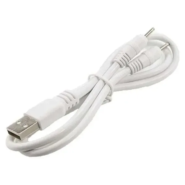 USB - 2.5x0.7mm 2'li İnce Uçlu Şarj Kablosu 30cm