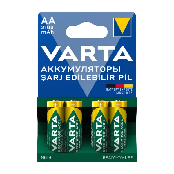 Varta 56706 2100 mAh 4'lü Şarjlı AA Kalem Pil
