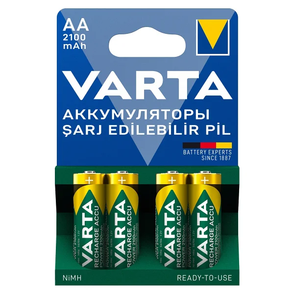 Varta 56706 2100 mAh 4'lü Şarjlı Aa Kalem Pil - Görsel 3