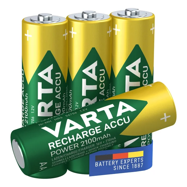 Varta 56706 2100 mAh 4'lü Şarjlı Aa Kalem Pil - Görsel 4