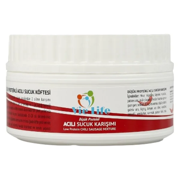 Vie Life Düşük Proteinli Acılı Sucuk Karışımı 180 gr