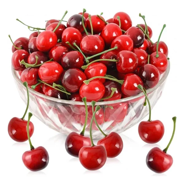 Yapay Kiraz Kırmızı 20li Paket Yapay Meyve