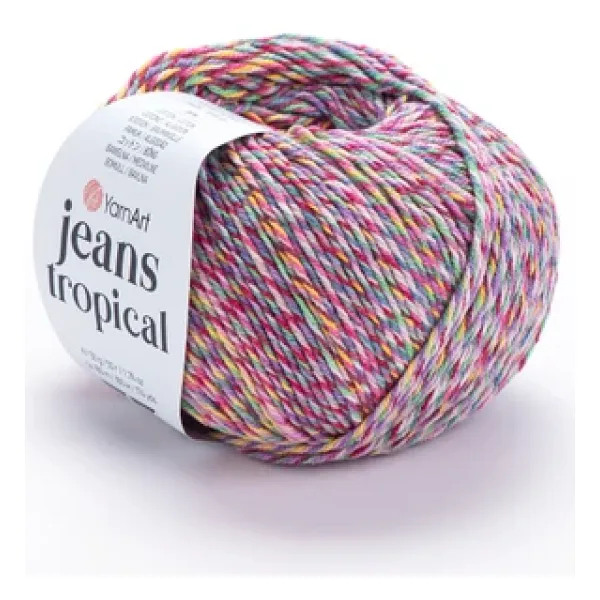 Yarnart Jeans Tropıcal - Ebruli El Örgü Ipi Ebruli-621