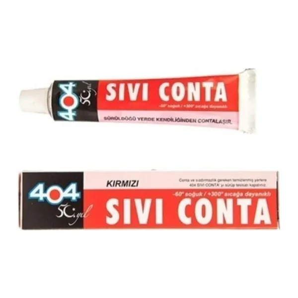 404 80 gr Kırmızı Tüp Sıvı Conta