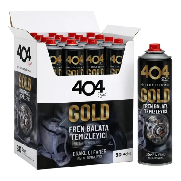 404 Gold Fren Balata Temizleyici 500 ML - 30 Adet - Koli Fiyatı