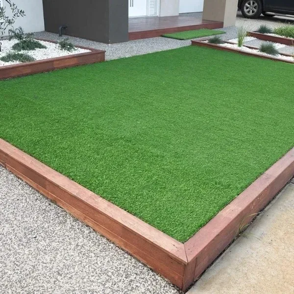 Adalizza Çim Halı Suni Yapay 7 mm Dekoratif Kesme Kaymaz Balkon Bahçe Teras Yeşil Renkli Halı