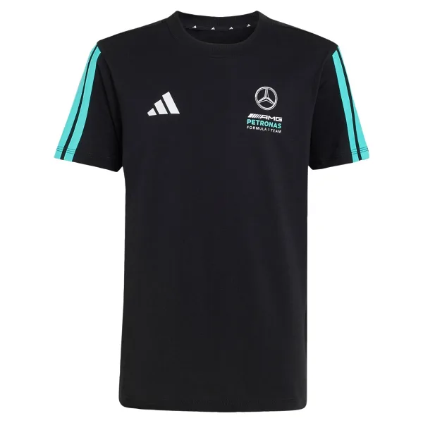 Adidas Mercedes-AMG Petronas Formula 1 Team DNA KE5914 Kısa Kollu Bisiklet Yaka Çocuk Tişört