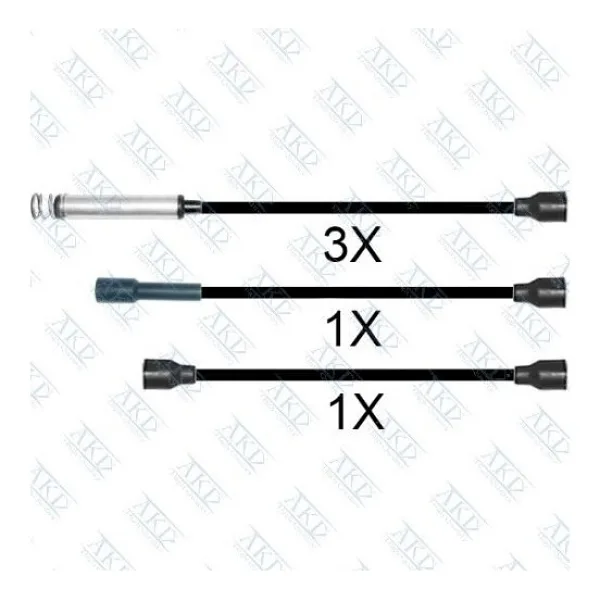 AKD-1036 BUJİ KABLOSU OMEGA A 84/90 1.8-2.0 8V