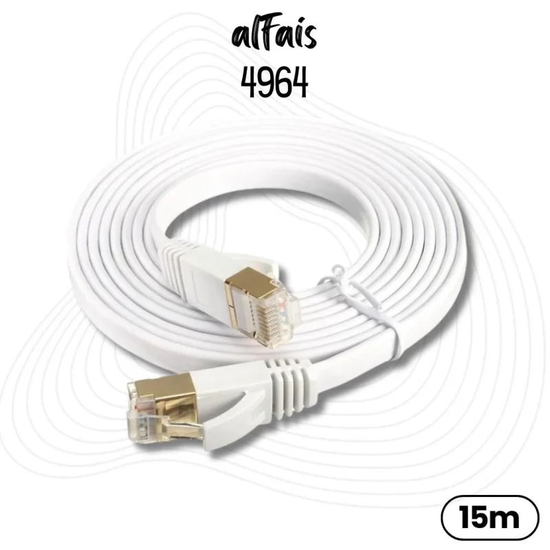 Alfais 4964 15 m CAT7 Patch Kablo